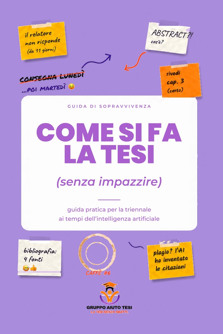 Copertina del libro Come si fa la tesi (senza impazzire) di Gruppo Aiuto Tesi